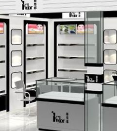 洛陽博物館手機化妝品展柜定制 設計制作一體化，價格優于同行的平面設計方案